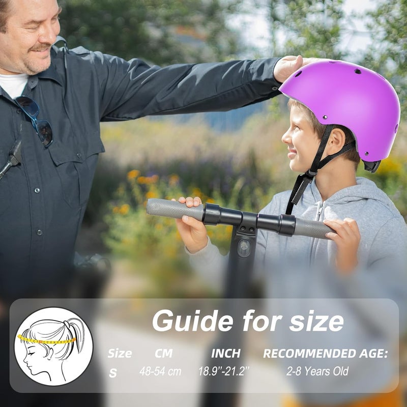 67i Kids Bike Helmet Toddler Helmets for Ages 3-8 Years Old Girls Boys Kid Adjustable Skateboard Bicycle Helmets Multi-Sport Ventilation Skateboarding Cycling Scooter Roller Skate Helmet - Image 4
